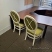 Green and White Dining Side Guest Chair
